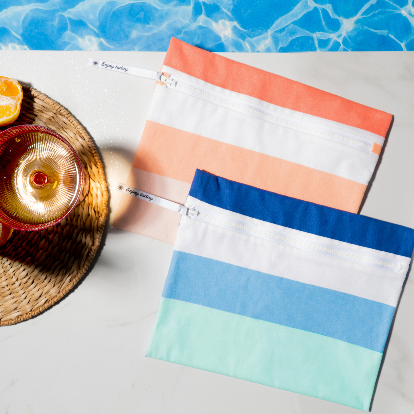 Chic Wet Swimsuit Bags and Wet Dry Travel Pouches Wander Perch