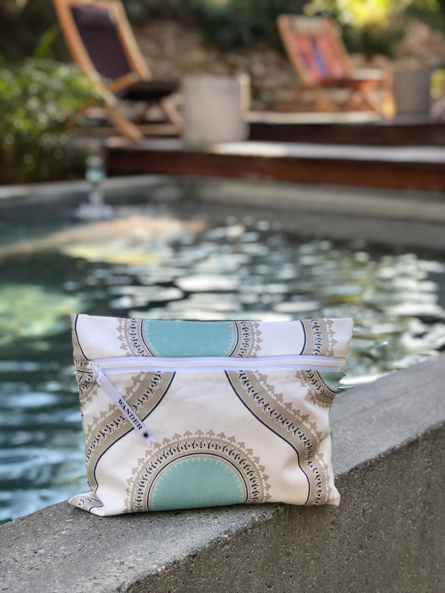 Palm Springs in Oasis Wet Bag, poolside